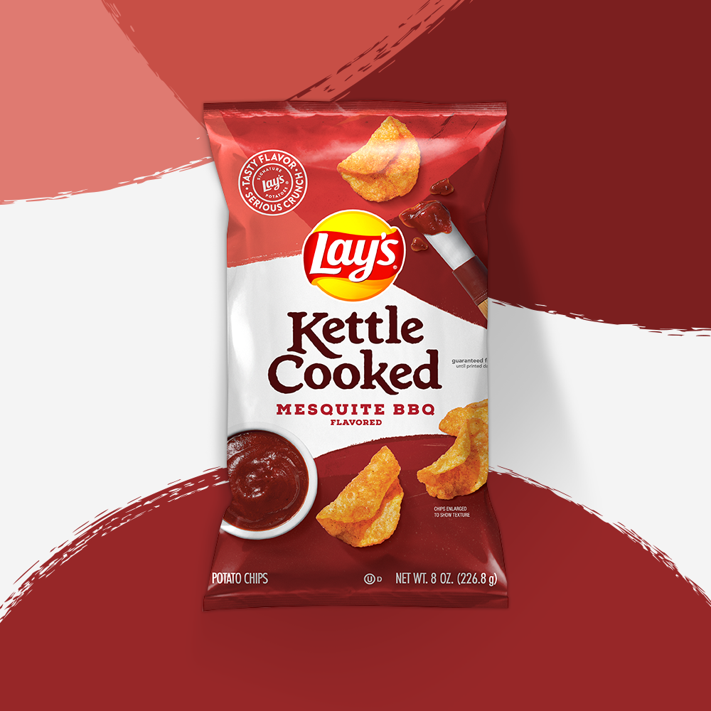 LAY'S® Kettle Cooked Mesquite BBQ Flavored Potato Chips Lay's